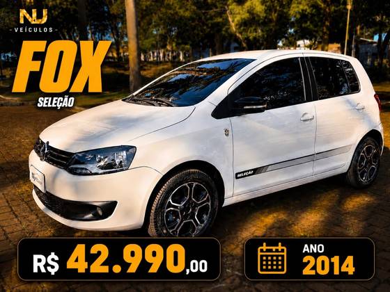 VOLKSWAGEN FOX 1.0 MI SELEÇÃO 8V FLEX 4P MANUAL VOLKSWAGEN FOX 1.0 MI SELEÇÃO 8V FLEX 4P MANUAL